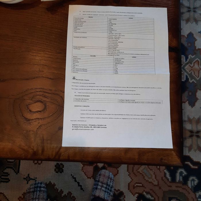 Colchão anti-escaras