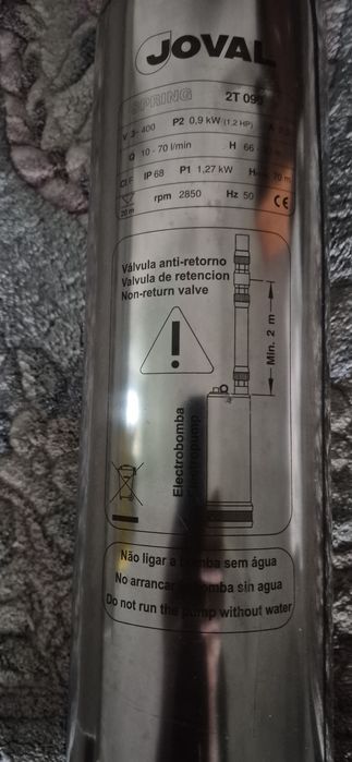 Bomba de água JOVAL