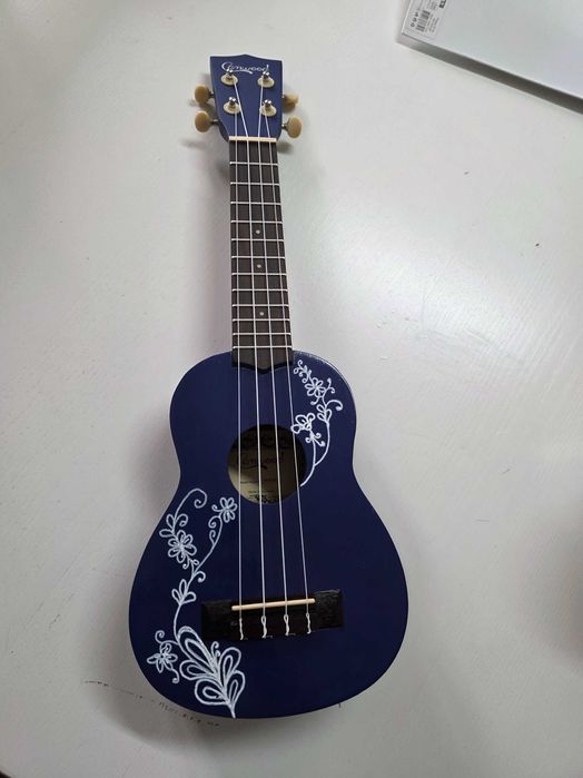 Ukulele pintado a mão