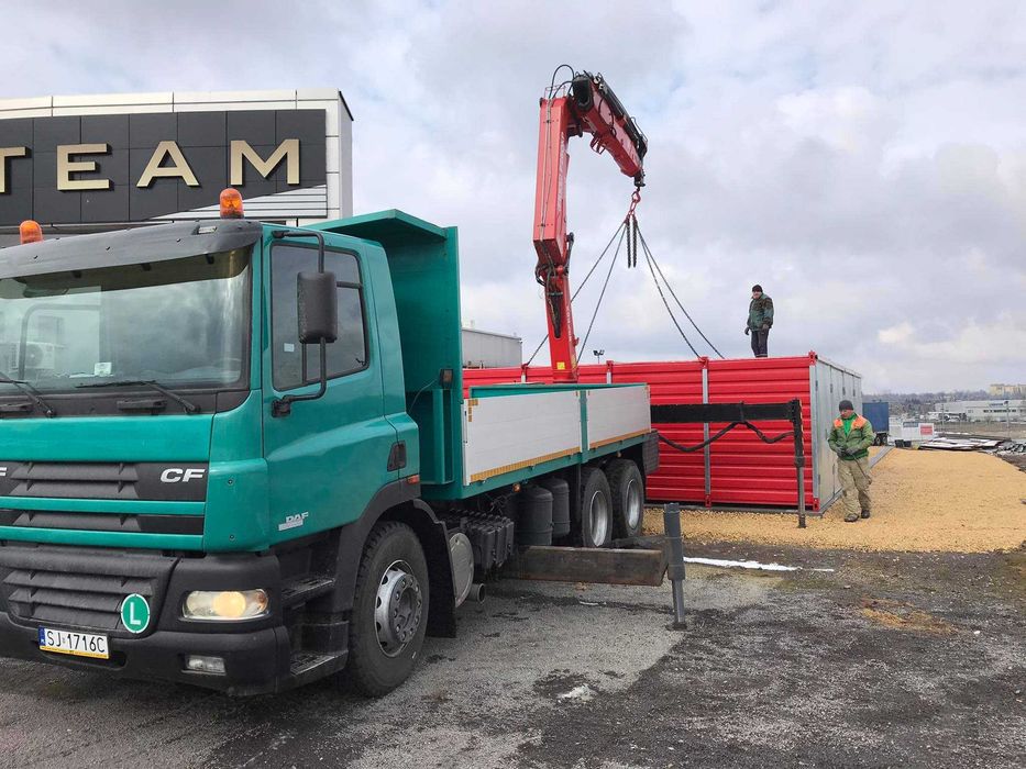 Wynajem dźwigu HDS - żuraw. Transport ciężki. 22 metry - 7,2 tony