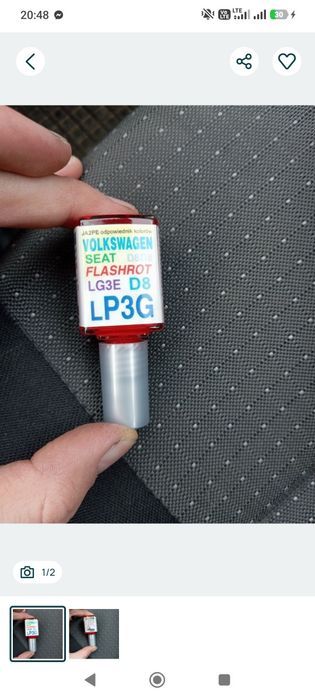 Lakier zaprawka lpg3