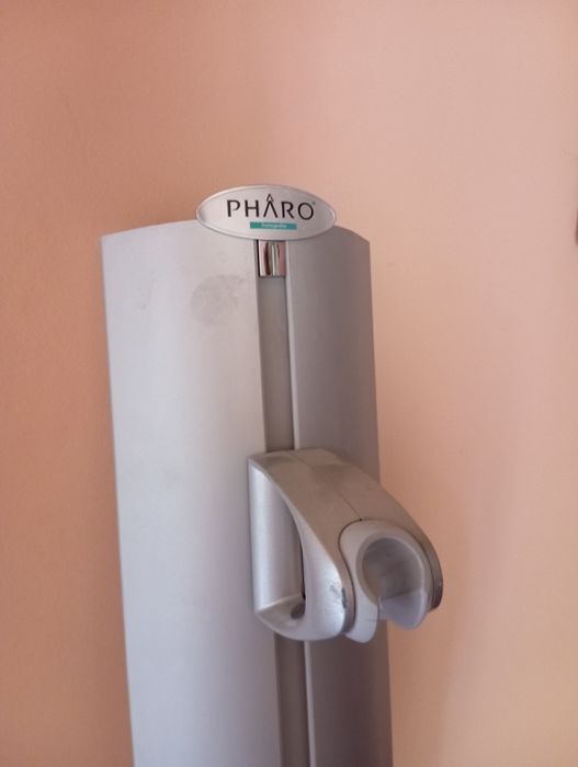 Hansgrohe Pharo panel prysznicowy hydromasaż bateria
