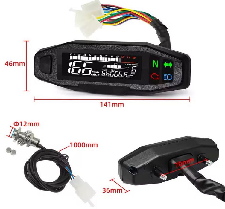 Приборна панель мото, універсальна. Kovi, Geon, Kayo