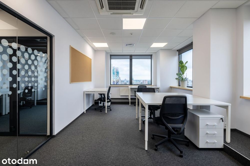 Cowork Łódź – biuro serwisowane 4‑osobowe w Red Tower
