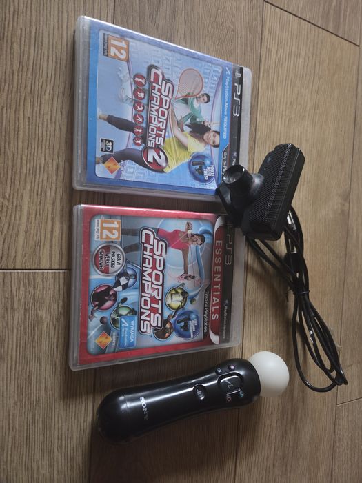 Zestaw Ps3 Move kamerka i 2 gry