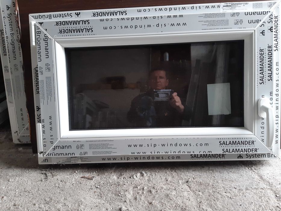 Okna pcv Nowe -sz80x50w- Salamander - Duży Skład Okien