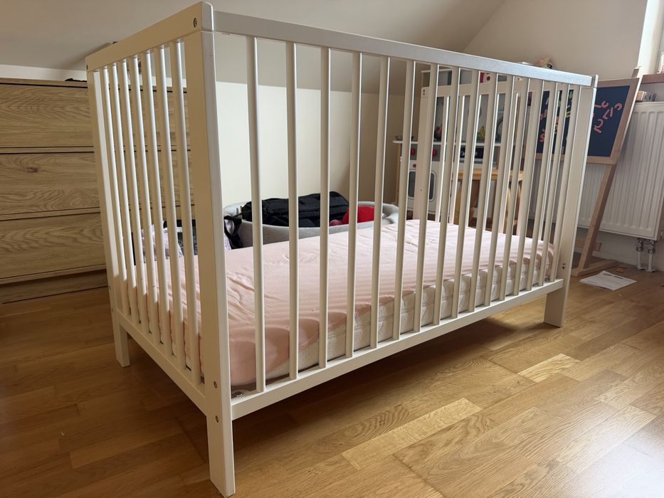 Łóżeczko dziecięce IKEA GULLIVER 60x120 cm + materac