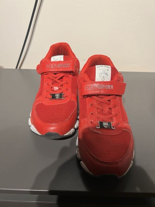 Buty Plein Sport, Phillip Plein czerwone, kilka razy założone!