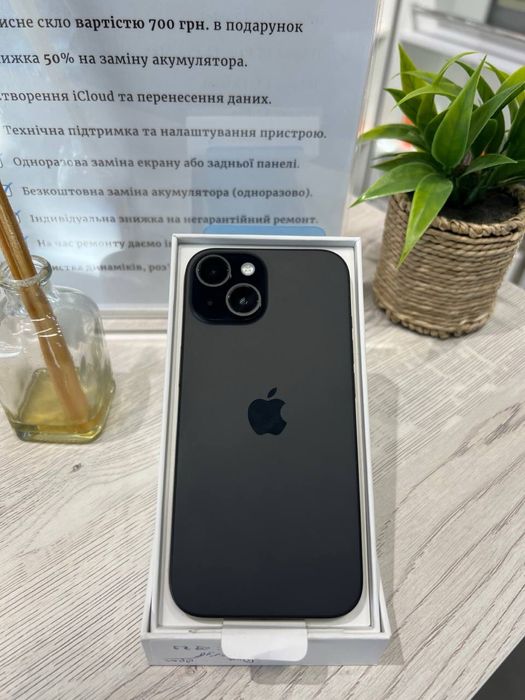 Open box iphone 15 128GB Black, гарантія 1рік.