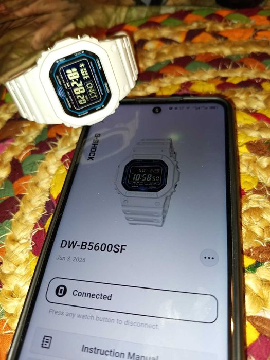 Casio G-SHOCK DW-5600SF-7ER Bluetooth - stan BDB!