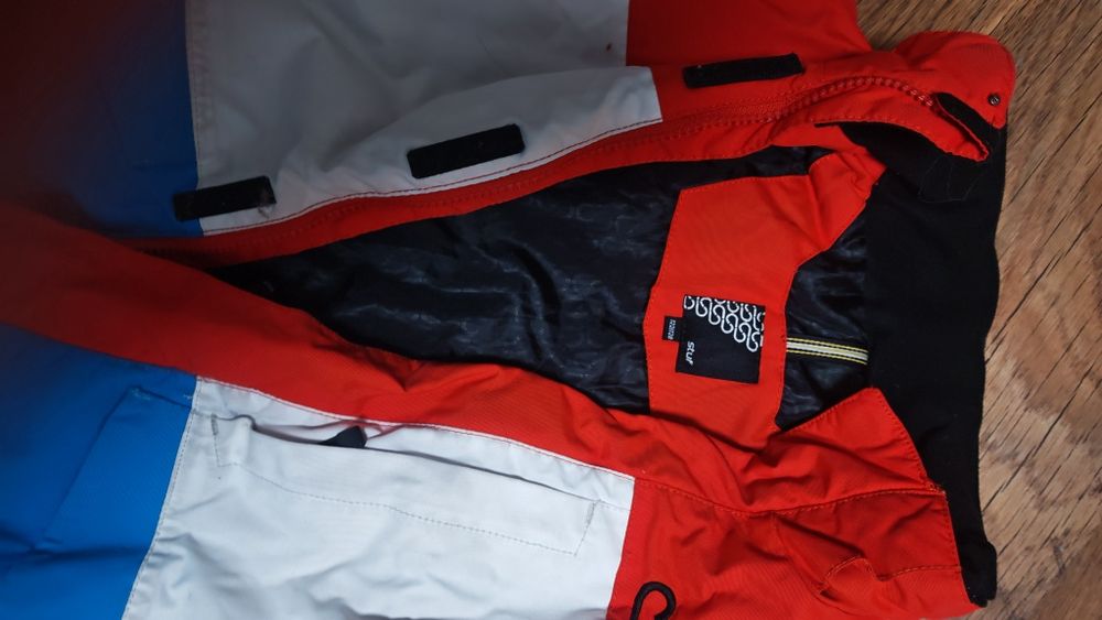 Kurtka narciarska zimowa chłopięca 122/128