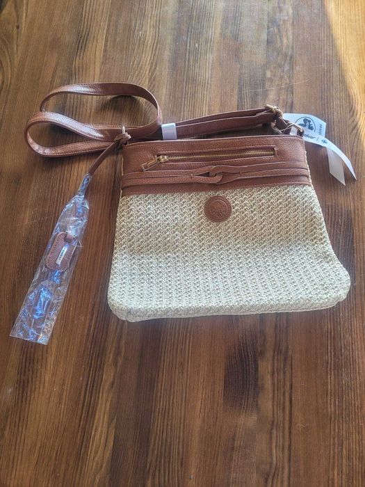 jasnobrązowa torebka rieker