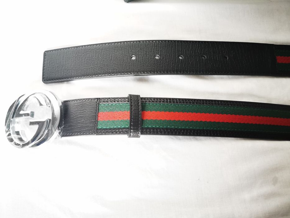 Pasek Gucci Web Green red