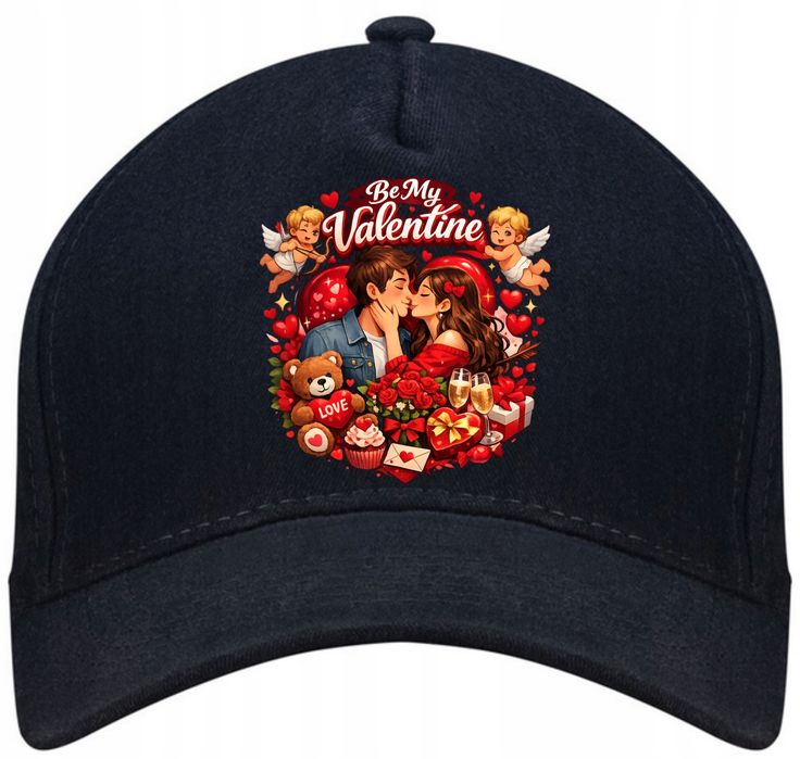 czapka bejsbolówka walentynki prezent be my valentine walentynki
