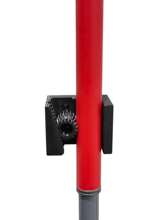 Uchwyt, wieszak ścienny na miotły, grabie, pojedynczy-Druk 3D