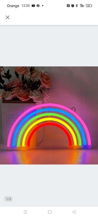 UEXNKJ-Y teczowe tecza neonowe światło LED USB