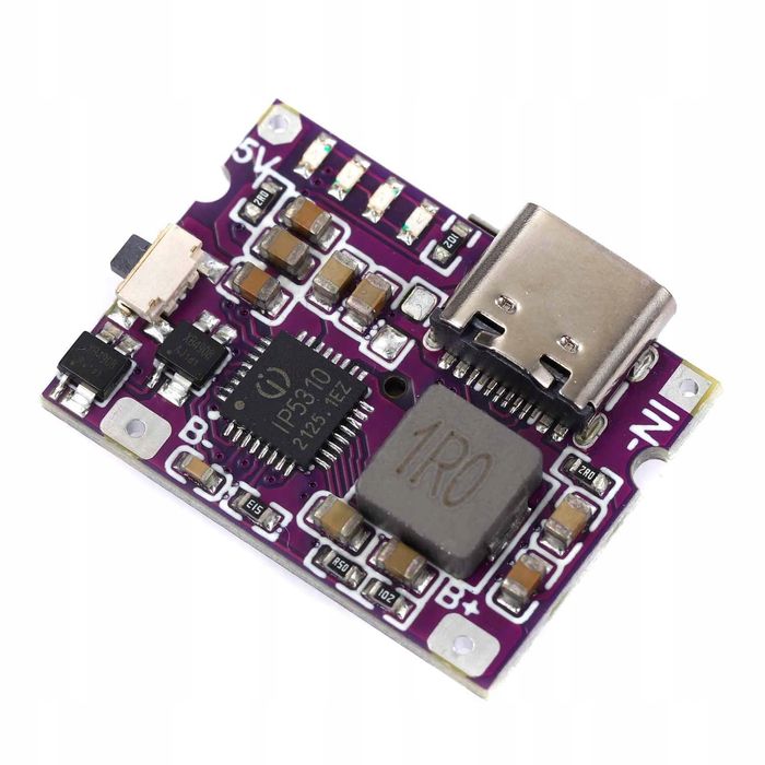 Moduł powerbank IP5310 2x USB USB-C Li-Ion 3.1A