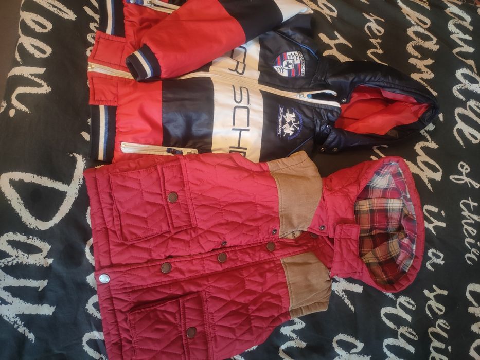 Kurtka Porsche i bezrękawnik dla chłopca