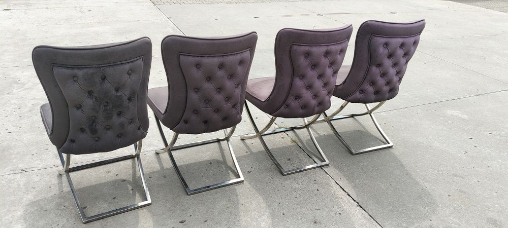 Zestaw krzeseł Glamour w stylu Richmond