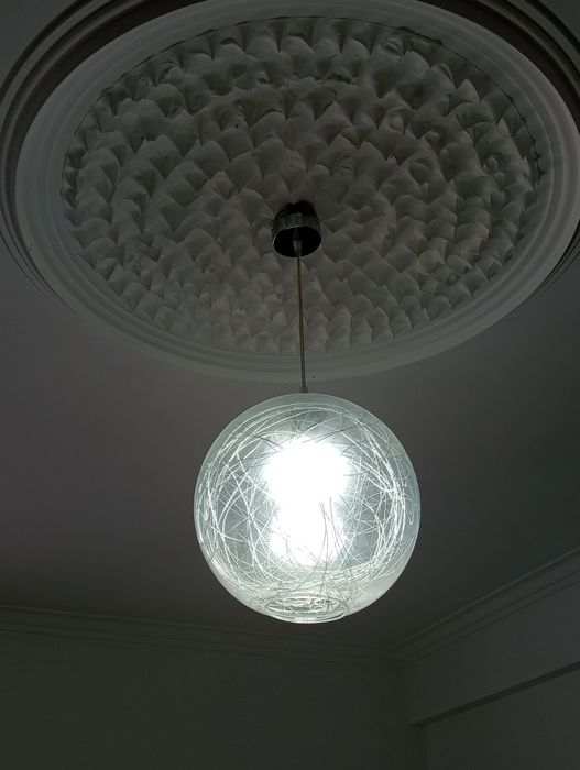 Candeeiro de teto vidro