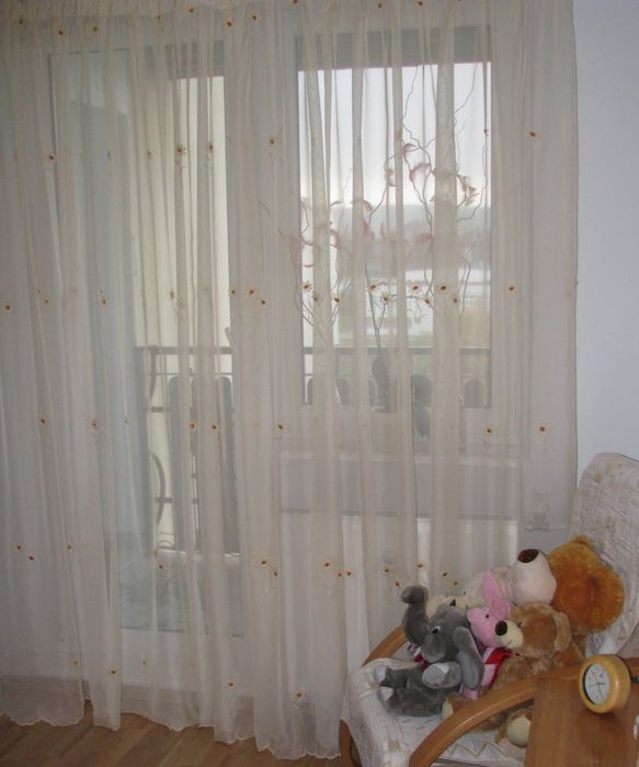 firana woal ecru 220x235 cm