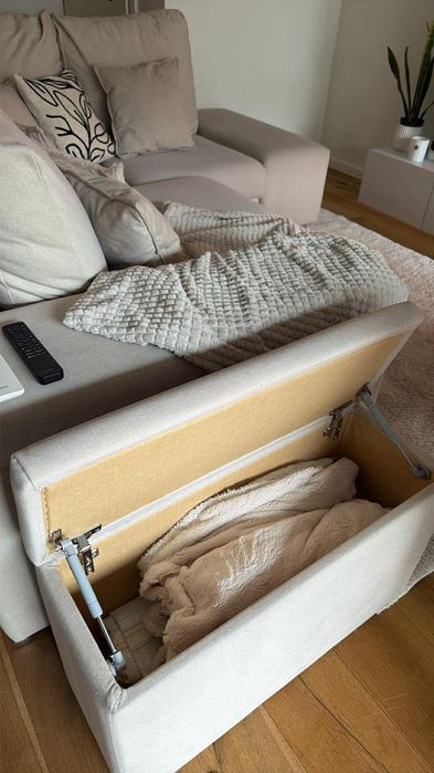 Sofá extensível com arrumação