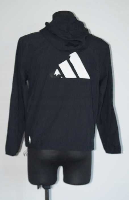 Adidas RUN IT Kurtka damska do biegania z kapturem r. S czarna