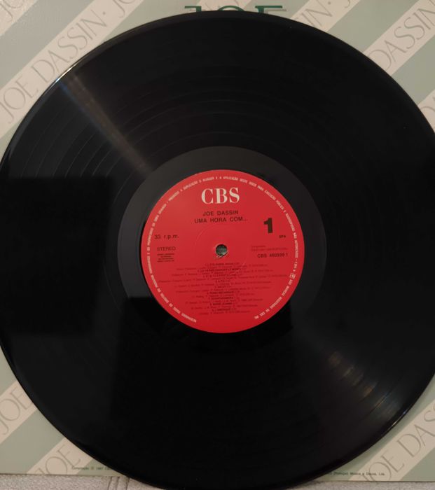 Joe Dassin 1 hora com, vinil bom estadp