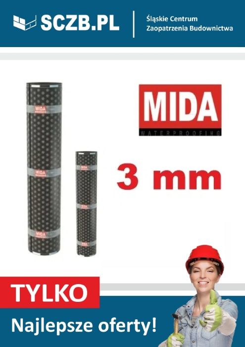 Papa termozgrzewalna Technonicol Mida standard PV S3 podkładowa 3mm