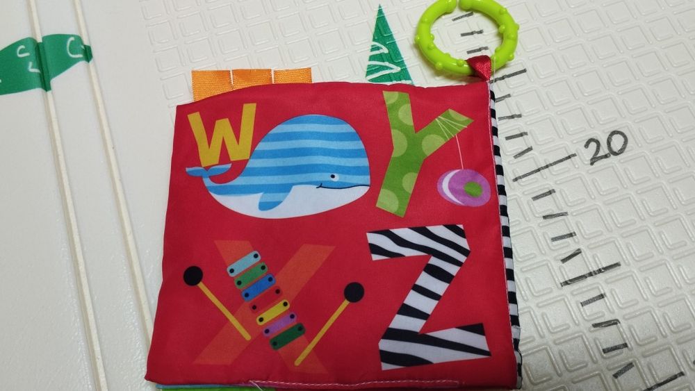 Livro para bebé com mordedor Playtex