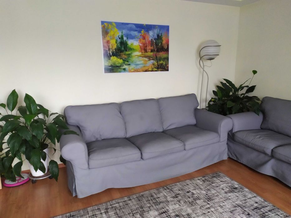 2 kanapy sofy EKTORP 3 osobowe