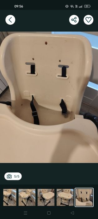 Krzesełko do karmienia dla dziecka