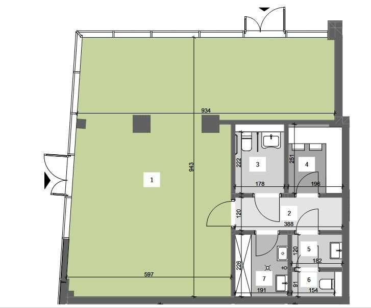 ul. TECHNOLOGICZNA / lokal / parter / witryny / 2 wejścia / rekuperacj