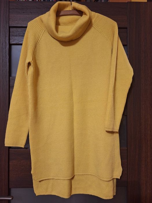 Wełniana sukienka tunika S