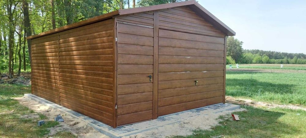 Garaże Blaszane Wiaty Zadaszenia Konstrukcje Stalowe Domki Ogrodowe