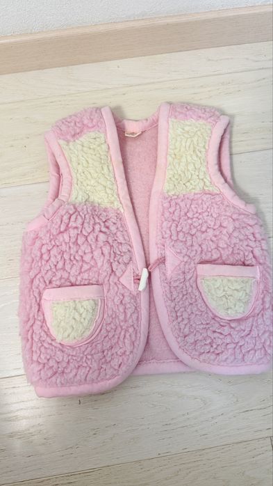 Тепла вовняна жилеткана дівчинку 2-5 років