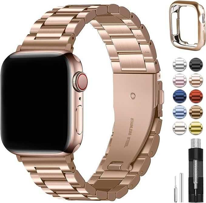 Bransoleta do Apple różowe złoto