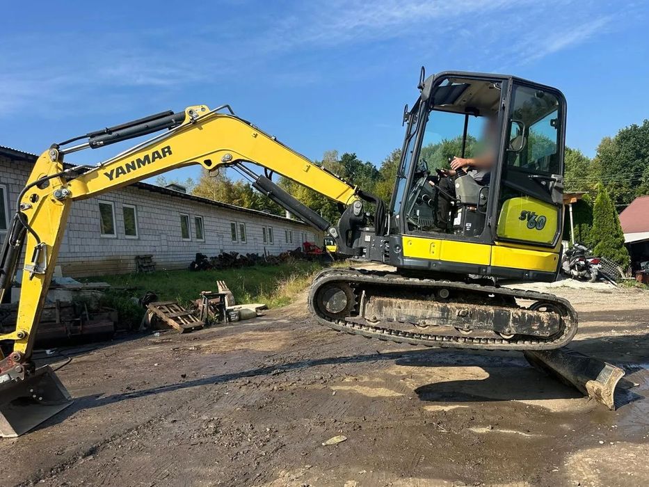 Yanmar Minikoparka Gąsienicowa YANMAR SV60-A SV 60 Waga 5,6 Ton  Minikoparka Gąsienicowa YANMAR SV60-A SV 60 Waga 5,6 Ton