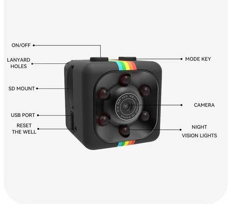 Mini Cam SQ11 1080P (nova)