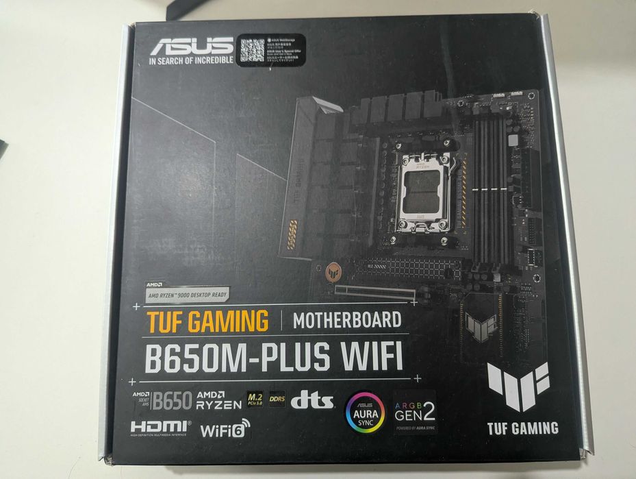 ASUS TUF Gaming B650M-PLUS WiFi Motherboard Placa mãe