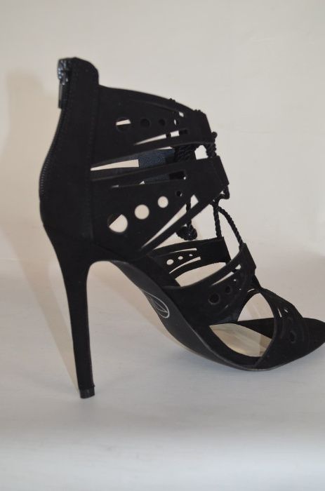 MISSGUIDED sandały damskie czarne nowe E CZARNE ROZ 38