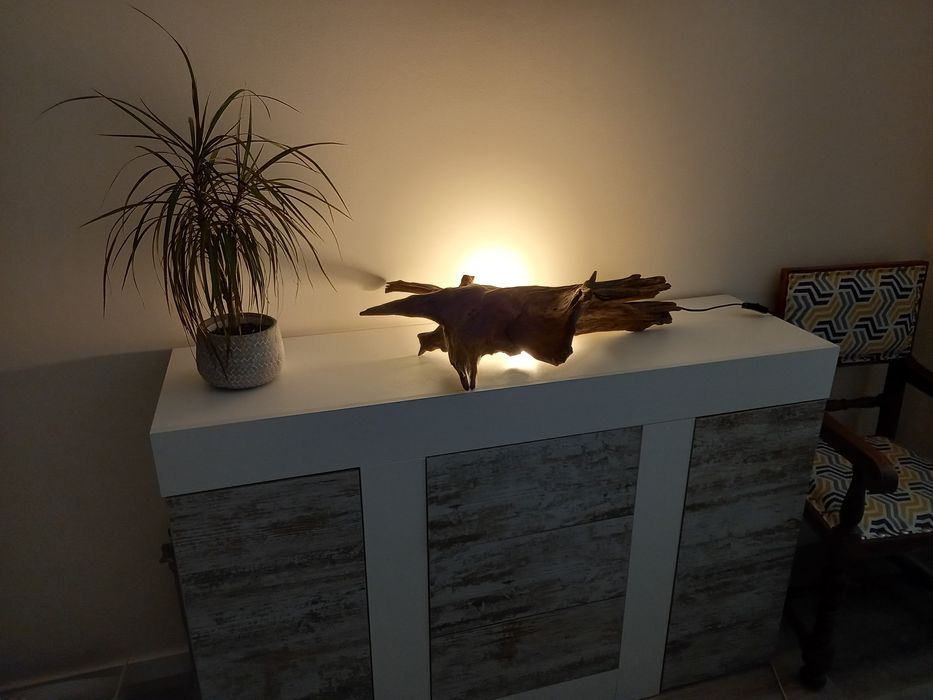 Candeeiro rústico único