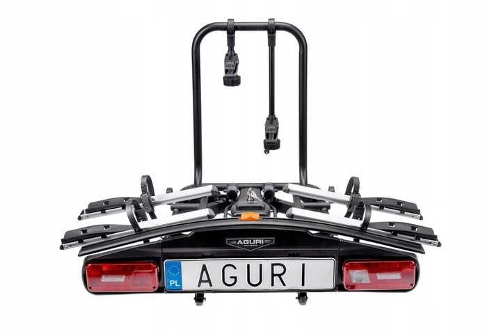 Bagażnik rowerowy na hak Aguri Active Bike 2 E-Bike Silver