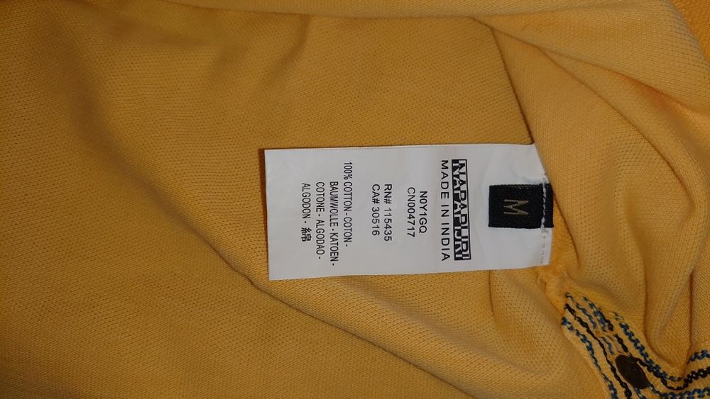 Кофта Pierre Cardin лонгслів Napapirji geographic жовтий