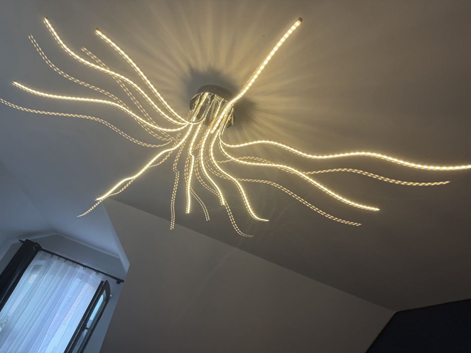 Lampa sufitowa plafon ledowa duza 120cm