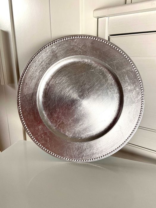 Prato decorativo cinza prata425334242909900801