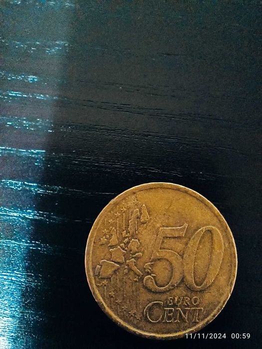 Moeda de euro 50 cêntimos