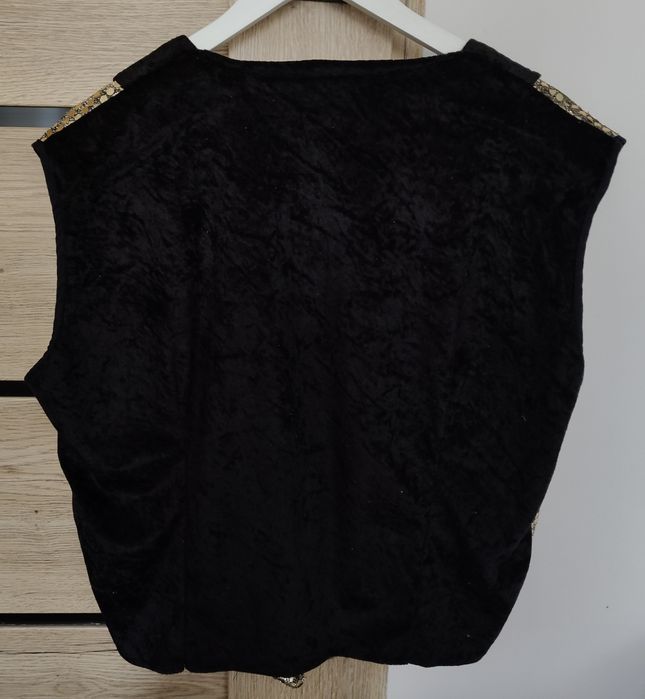 Złota kamizelka karnawałowa