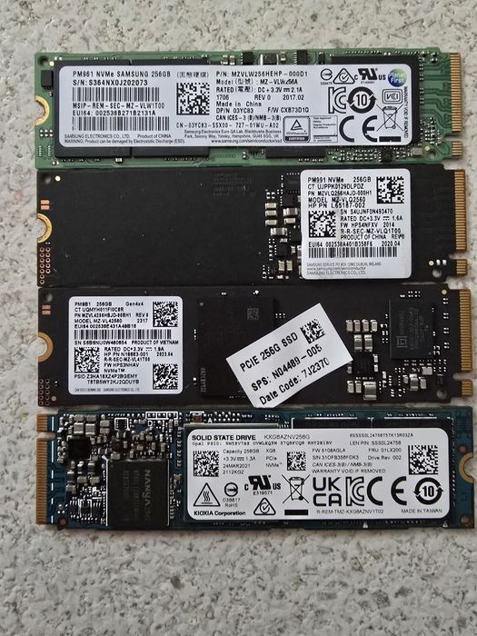 SSD 256Gb pcie 2280