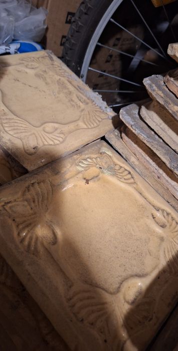 Kafle piecowe z rozbiórki